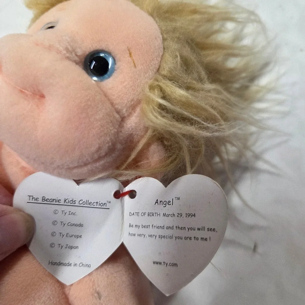 TY 10' Beanie Baby Kids Plush‎ Dolls, 1992-1997, Lot of 6 retired